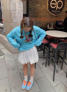 金大支a字半身裙女春夏2025年新款高级感高腰大码显瘦白色短裙子