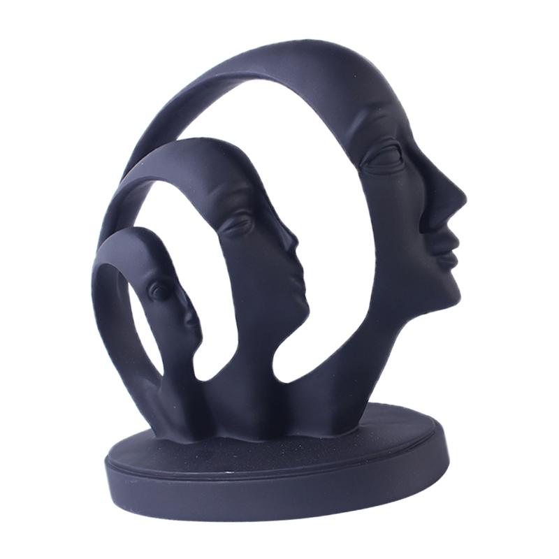 极速Abstract women fapce Statues Collectible Decorative Obje