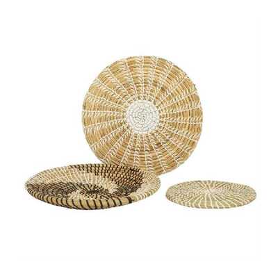 极速Rattan Wall Deocor Set Of  Wicker Wall Decor Hanging