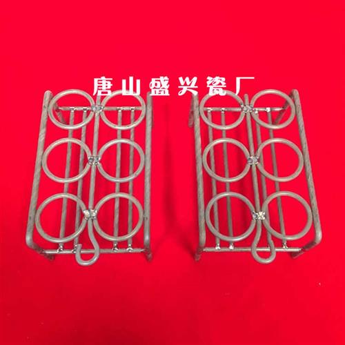 极速唐山盛兴瓷厂 镍铬合金 6孔双层盖陶瓷N坩埚用坩埚架 另有双