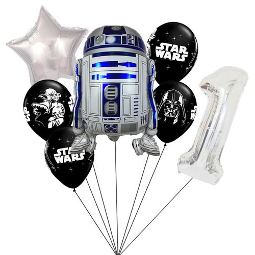 新品1set Star Wars Balloons Star WarGs Birthday Party Decora