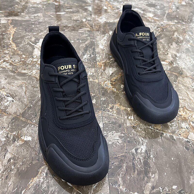 新品男鞋夏季新款网面透气防臭运动休闲I鞋男士轻便软底鞋子男款