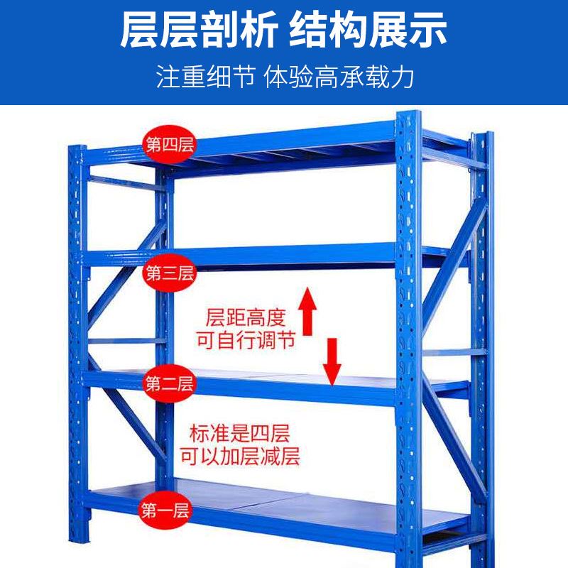 极速仓储货e架物流架子展示架中型置物架方便安装仓库超市主副仓