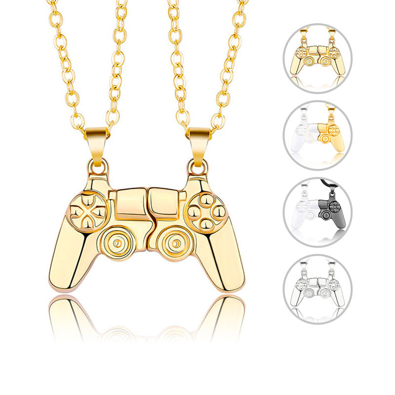 极速Friendship Nkecklace Magnet Hiphop Gamepad Pendant Clavi