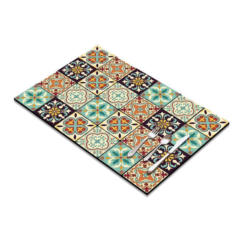 极速台面沥水h垫子厨房吧台杯子碗盘干燥垫茶台洗手台硅藻泥吸水