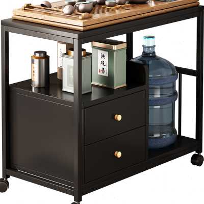 极速茶几茶水柜带轮可移动小型边几D小桌子茶台边柜泡茶桌沙发旁