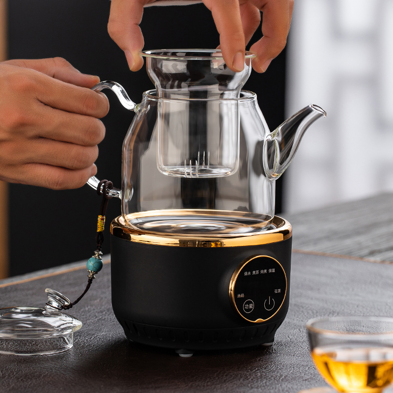 极速耐热玻璃煮茶器煮茶壶泡茶电陶炉G加热全自动小型办公家用茶