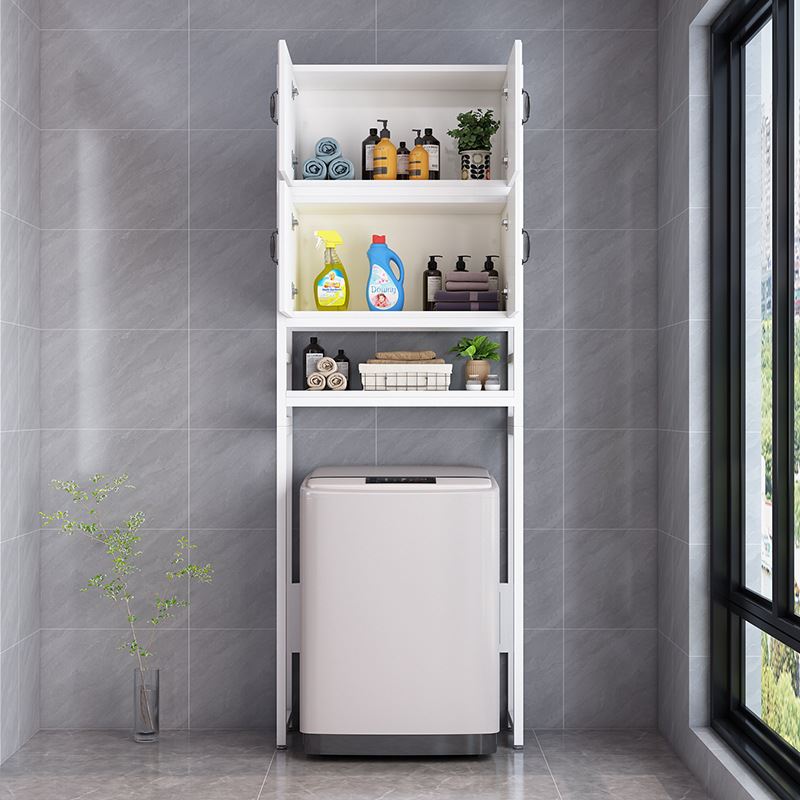 极速洗衣机置物架阳台滚筒全自动波轮洗衣机上方储物化.妆室落地