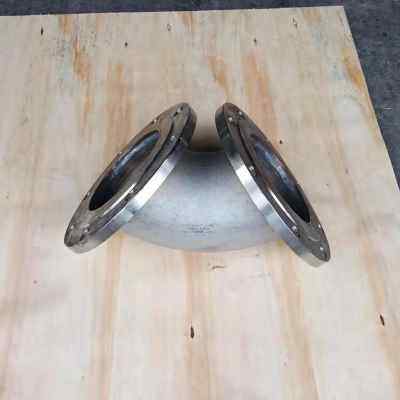 极速爆品新30h4不锈钢双法兰弯头90度大小头弯管水泵出水口配件焊