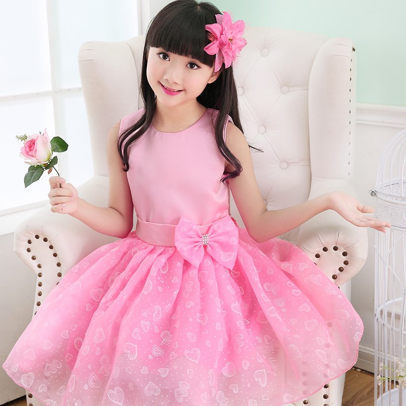 极速2017儿童演出服女童公主裙蓬蓬裙表J演服花童幼儿园合唱服舞