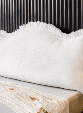 极速白月光 床头靠l垫白色ins风公主双人网红靠枕床上大靠背软包