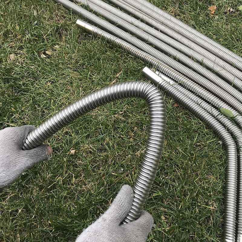 极速柴暖排气管加长4米3米不锈钢废气管驻I车加热器配件口径25mm