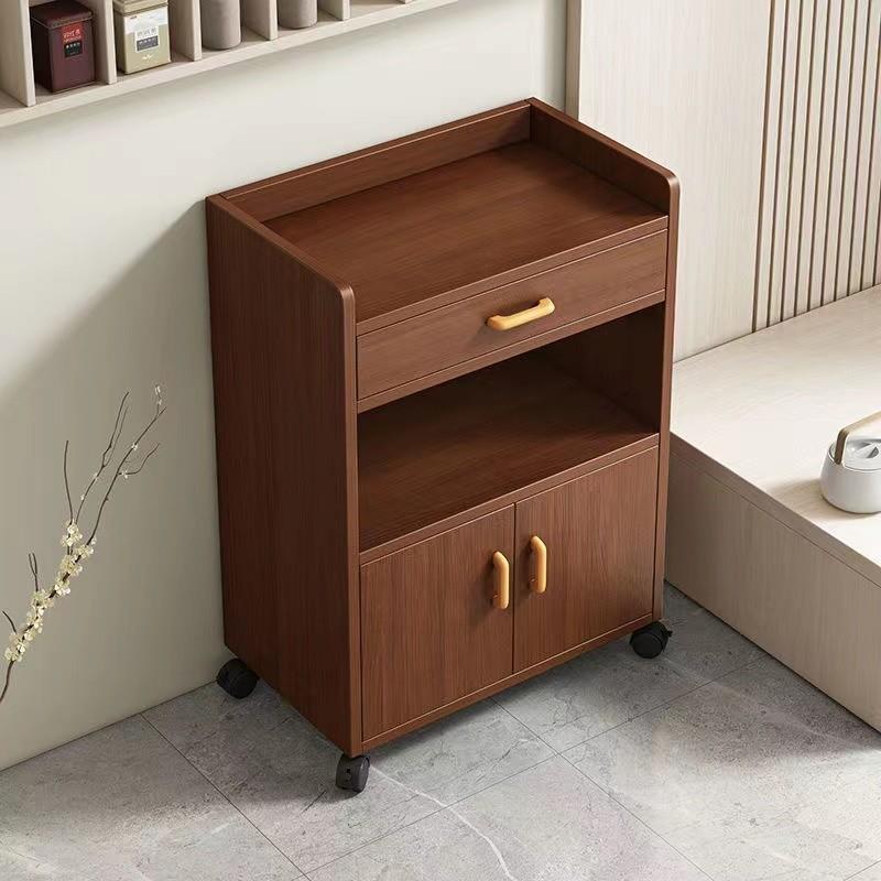 极速茶水柜家用餐柜置物架办公室茶台边茶叶O储物柜客厅靠墙柜子