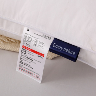 极速纯棉枕头芯单人枕芯成人w枕头全棉防羽布软仪徵棉五星级酒店