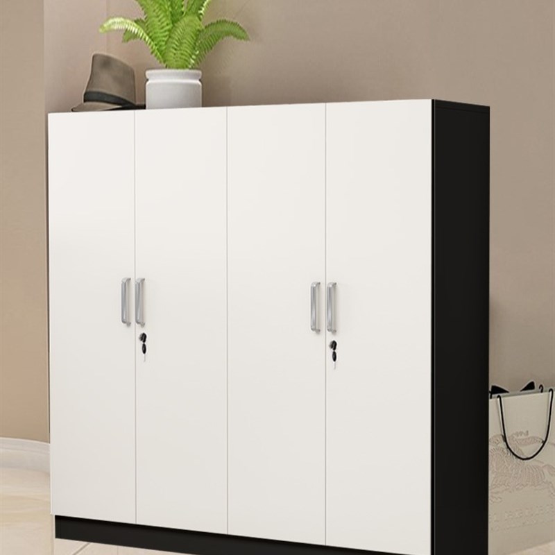 极速包安装走廊鞋柜家用门口带锁A室外电梯口门外过道放外面的白