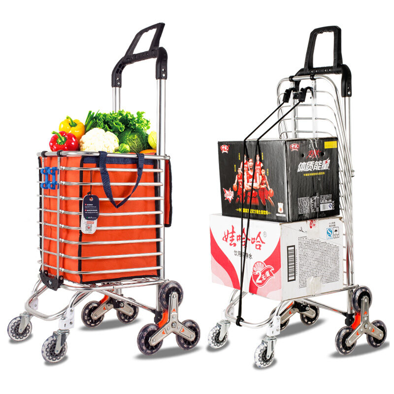 极速黑葡买菜手拉车购物车买x菜车爬楼可折叠小拉车行李车家用可