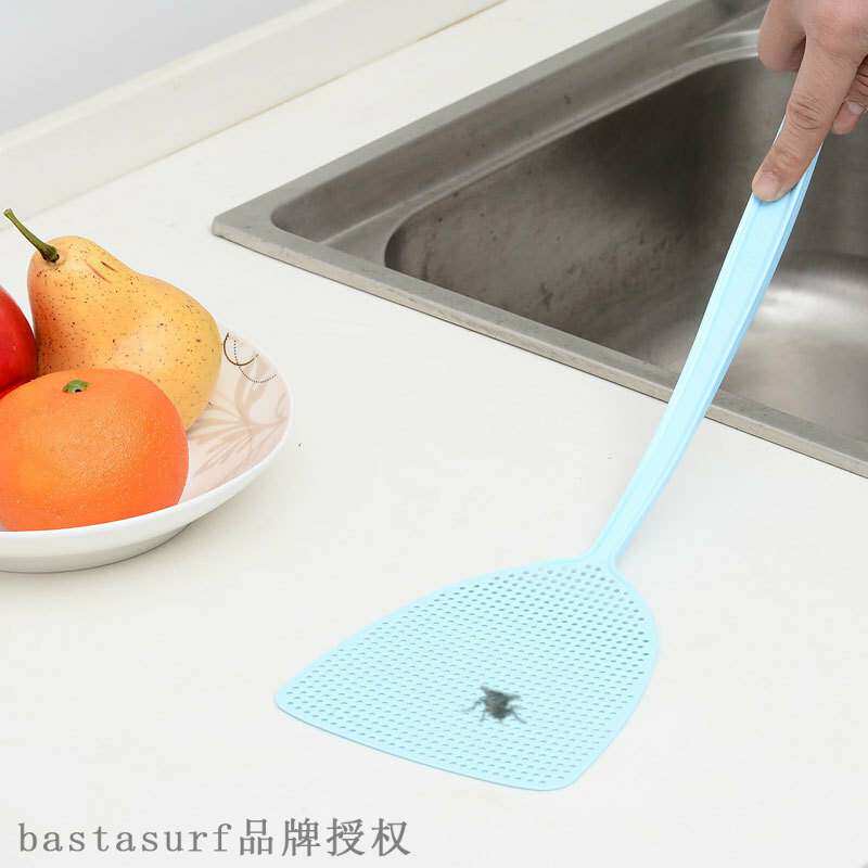 极速Fly cswatter manual swatter long handle plastic non rott