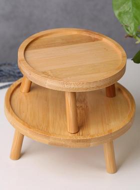 极速Plant Standj Standing Bonsai Holder Balcon Round Flower