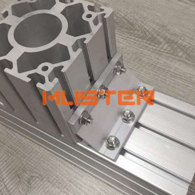 极速工业b铝挤型材料120120铝材框架机械手支臂120x120铝导轨堆垛