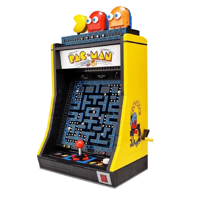 极速新品首发10323r吃豆人街机游戏机积木成人礼物男女孩益智拼装