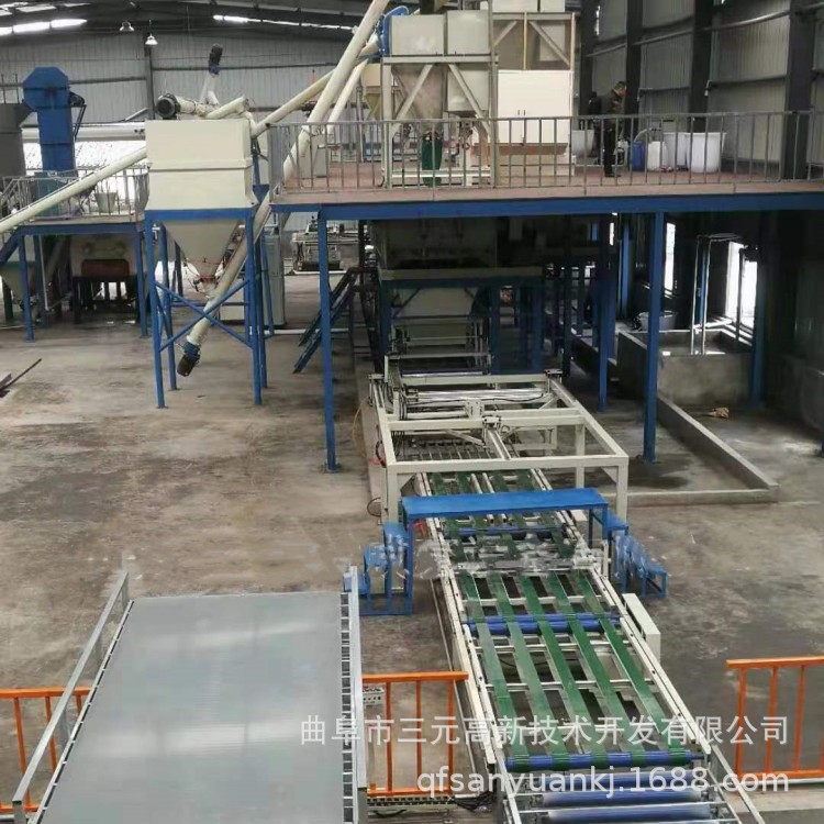 镁质高晶防火板制板机硫氧镁金属风管板生产线镀锌铁皮风管设备