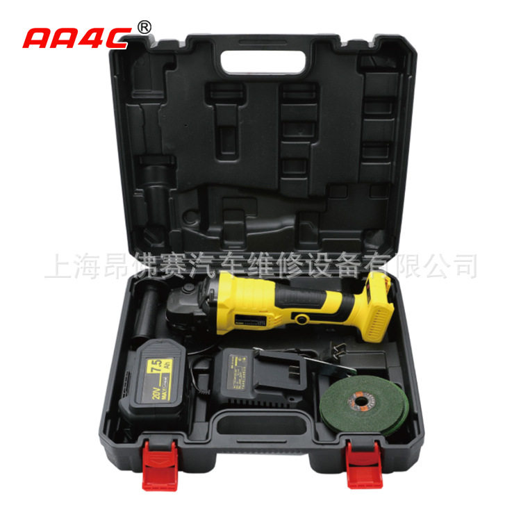 11件工具组套20v无刷角磨机塑盒单电池汽修工具M1-F16020