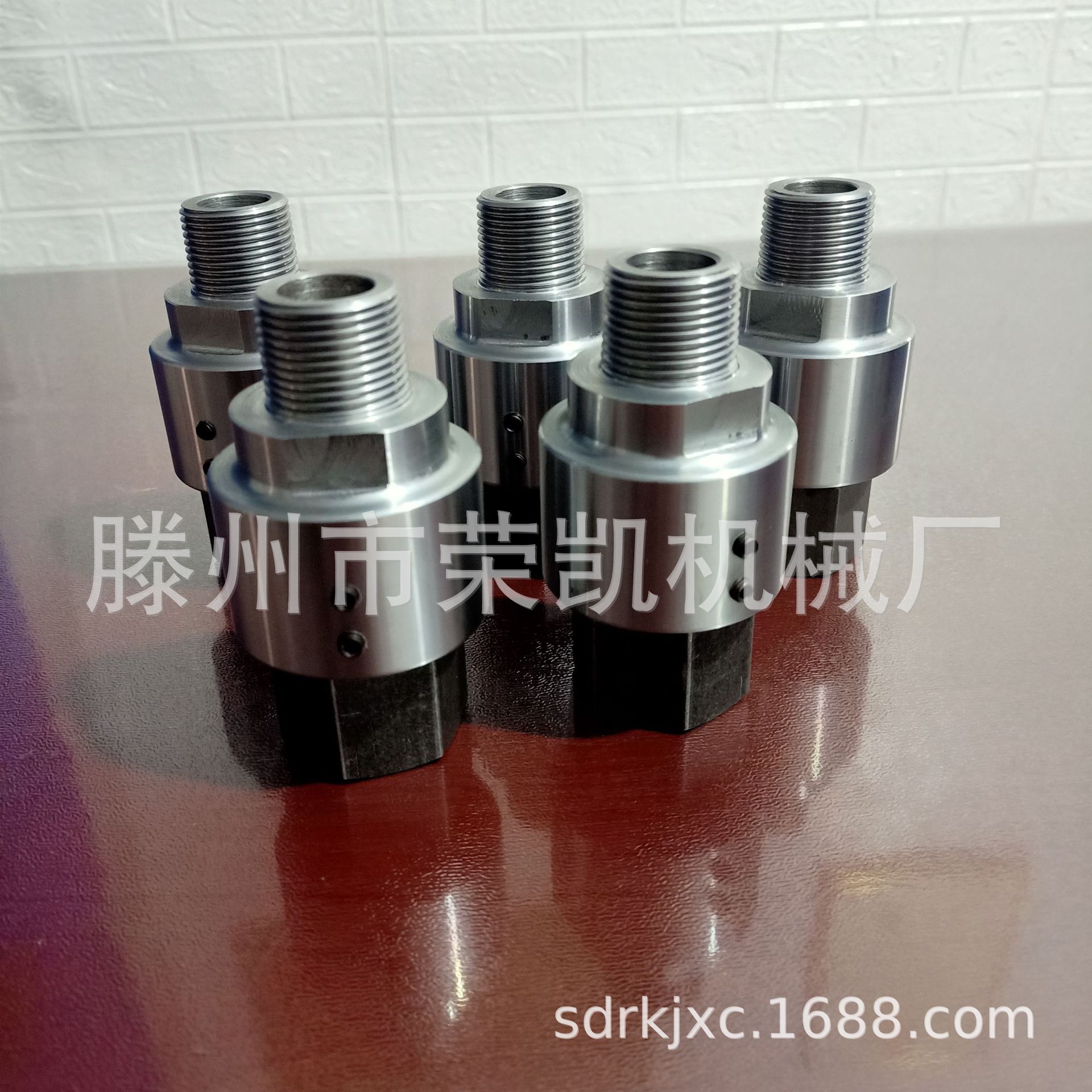 液压旋转接头DN不锈钢高压旋转接头外丝直通360度万向旋转接头