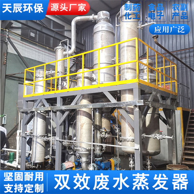 环保造纸行业双效蒸发器食品糖汁浓缩器