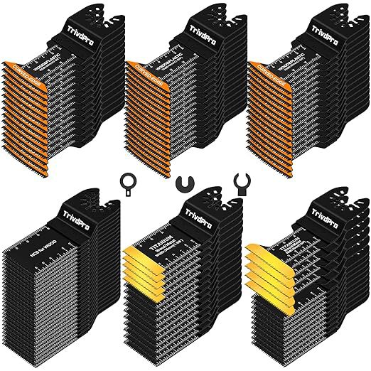 100/48件套万用宝锯片多工具刀片套件-摆动工具刀片摆动锯片