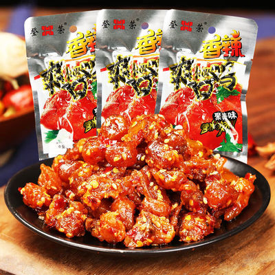 80/40袋登荣香辣爽口鸡辣子鸡鸡丁麻辣即食口水鸡休闲零食小吃