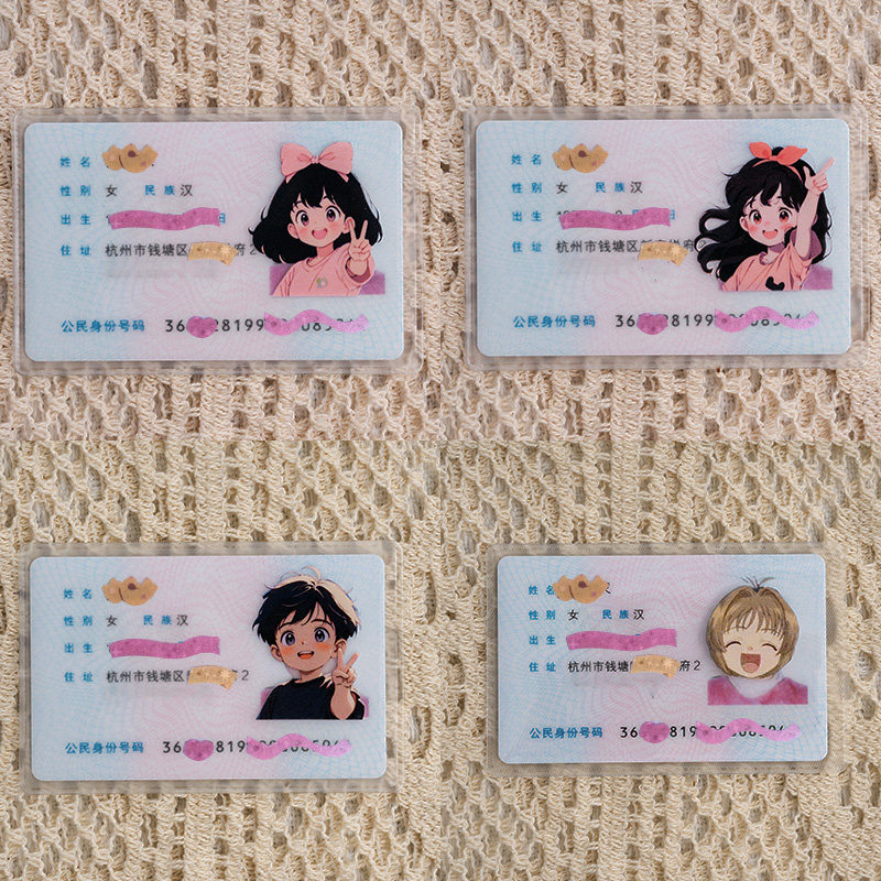 速发套头像搞脸恶搞卡套搞怪闺恐卡套情侣防磁保护头套挡笑社蜜透