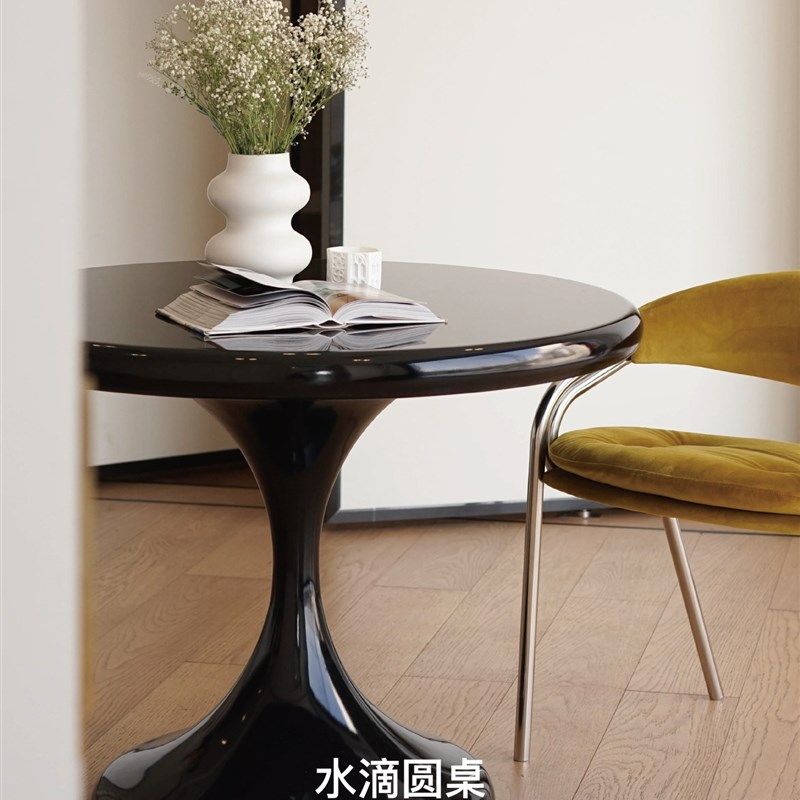 速发集滴室物所/水木餐桌圆形客厅餐厅简约圆小桌洽谈桌家用商用,住宅家具,板木餐桌,淘宝优惠券,粉丝福利购,淘宝优惠卷