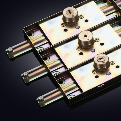 速发包邮卷 门锁闸防盗锁十字卷闸门锁 卷帘门锁装锁转闸门。中间