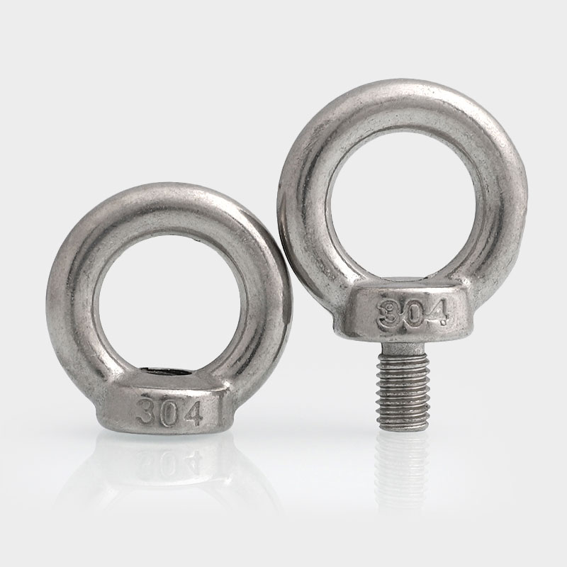 速发04不锈钢O型吊环螺丝加长吊环螺栓M4M5M68MM10M12M14M16*11