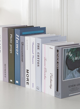 速发假书装饰风格客意书房创书书摆件书架酒柜装饰厅模型摆设