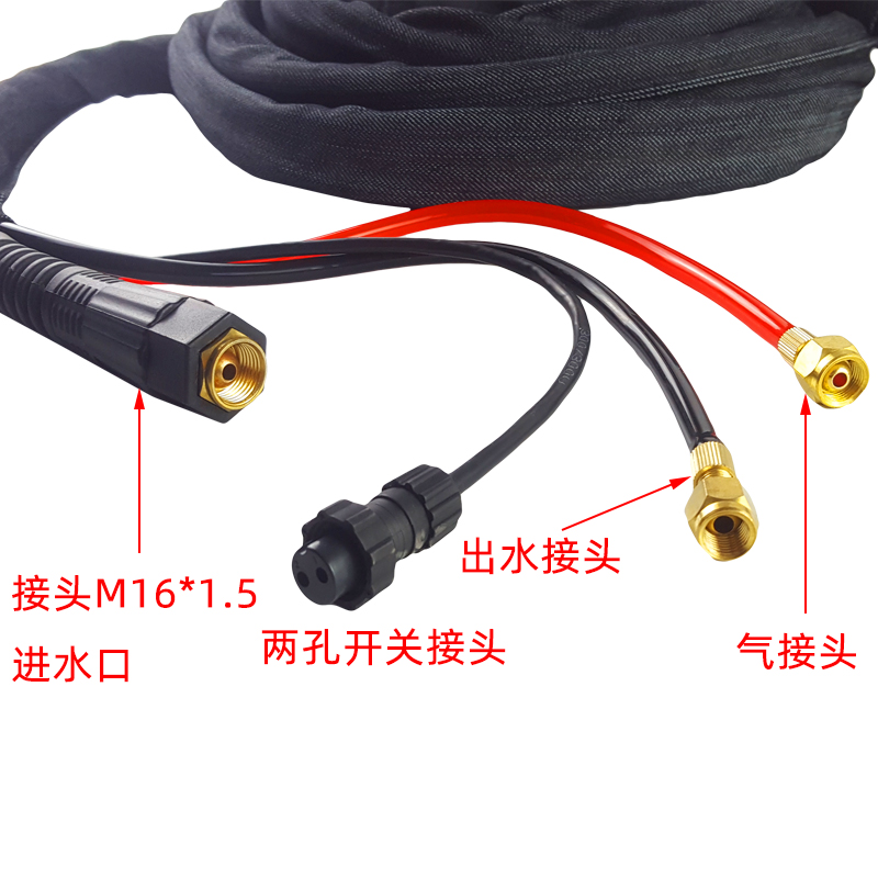 速发WP-18水冷氩弧焊枪TIG/WS-00 5 400快插式 肯比接头00A铝焊枪