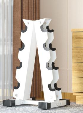 多规格家用单层四哑铃架家用男士哑铃支架托规整便捷收纳健身器材