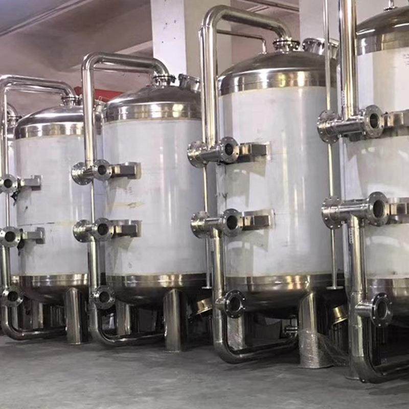 上海机械过滤器304不锈钢饮料厂自来水厂用水过滤多介质除杂质