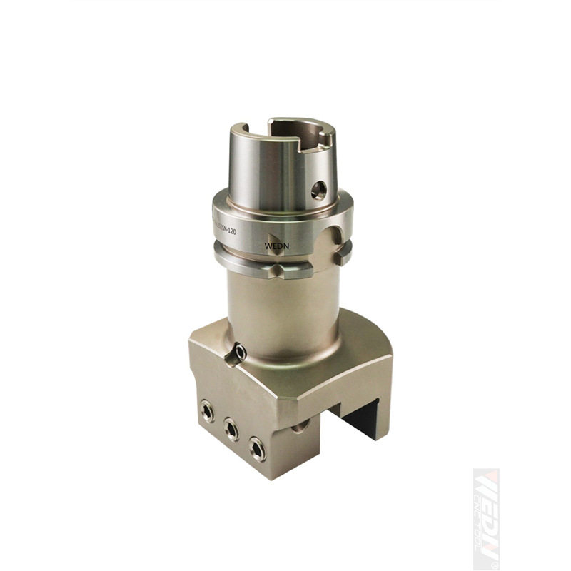 五轴外径车铣复合车刀座HSK63T-SBH2020/2525N端面加工数控车刀架