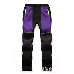 2020新款 男女童防风防水保暖儿童登山 秋冬供应户外拼色冲锋裤