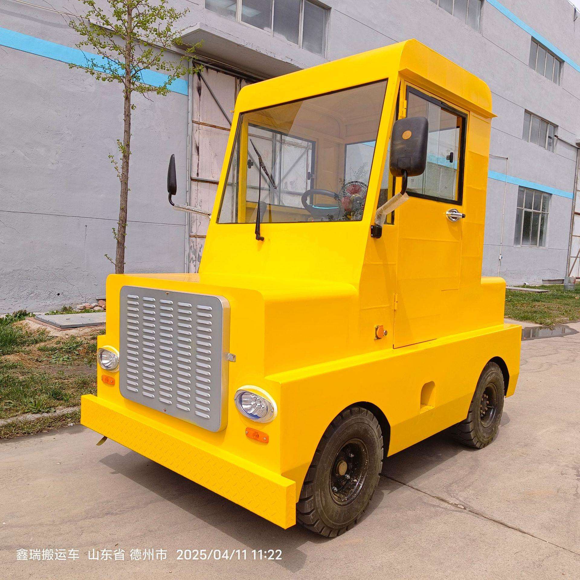 电动牵引车头10吨大吨位电动拖车头搬运车机场仓库挂车头15吨