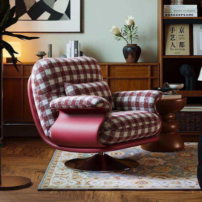 法式复古风单人沙发椅客厅阳台卧室懒人可旋转沙发休闲椅设计师款,畜牧/养殖物资,畜牧/养殖器械,淘宝优惠券,粉丝福利购,淘宝优惠卷