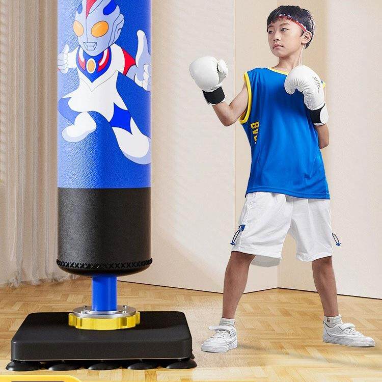 儿童拳击沙袋家用立式沙包不倒翁小孩散打拳靶跆拳道搏击训练器材