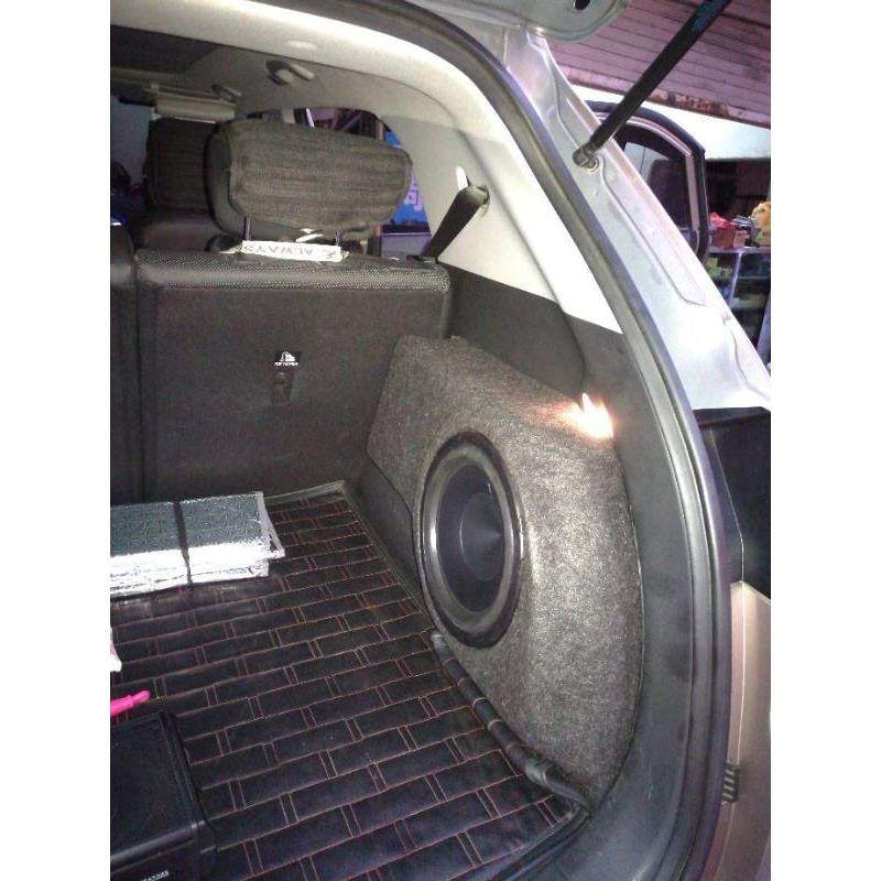 适用现代IX25汽车专用低音炮空箱10寸8寸喇叭木质补型箱无损改装