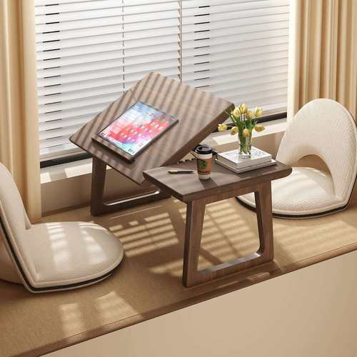 飘窗小桌子榻榻米茶桌实木折叠茶几炕桌矮桌卧室坐地地桌窗台炕几