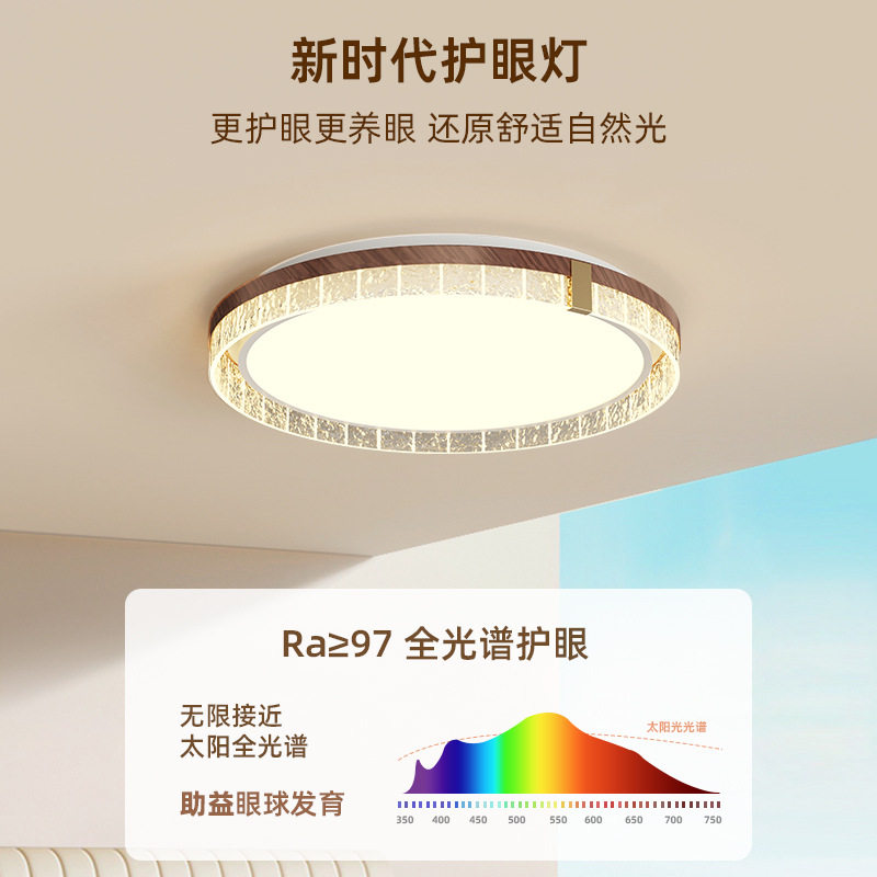 意式极简感卧室灯现代简约护眼中古风2025款设计师书房吸顶灯