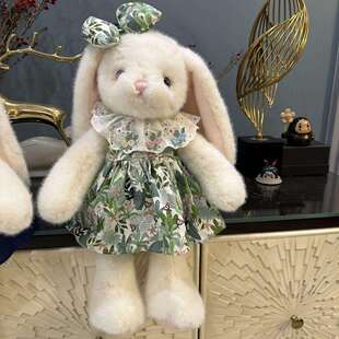 魔女宅急便兔兔长耳垂耳小白兔公仔玩偶儿童陪伴入睡玩偶跑跑兔