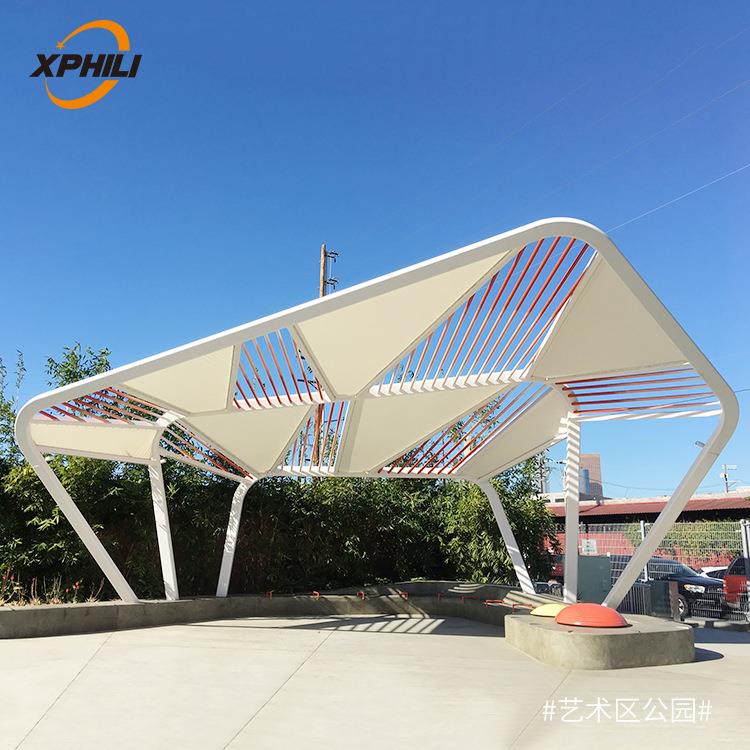 艺术造型膜结构高透光PVC、PTFE膜材材质抗震抗风抗雪载荷设计