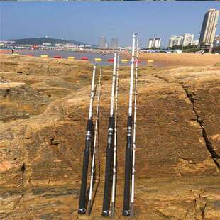 立莱近深海船竿船钓铁板竿1.98雷强海钓杆2.28枪柄直柄2.59米