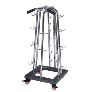 康乐佳K7512可移动哑铃架家用室内储物架附件摆放架小哑铃放置架